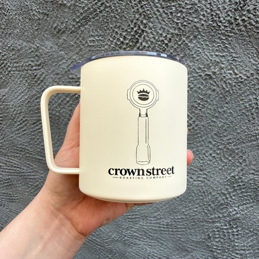 12oz Cream Logo Mug